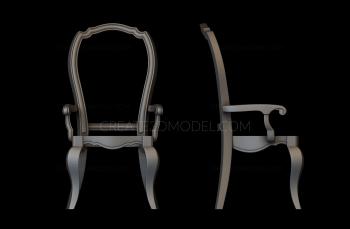 Chair (STUL_0095) 3D model for CNC machine