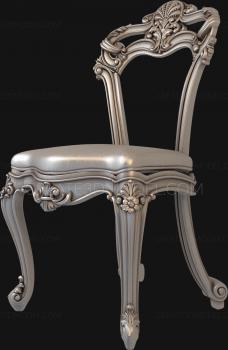 Chair (STUL_0103) 3D model for CNC machine