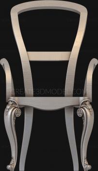 Chair (STUL_0105) 3D model for CNC machine