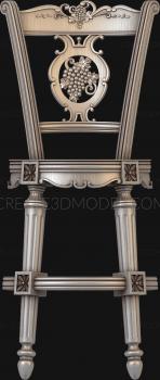 Chair (STUL_0107) 3D model for CNC machine