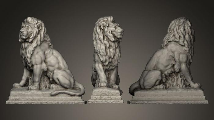 Figurines lions tigers sphinxes