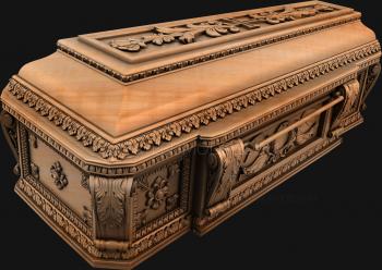 Coffin (GRB_0001) 3D model for CNC machine