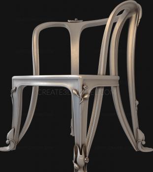 Set of furniture (KMB_0004-2) 3D model for CNC machine