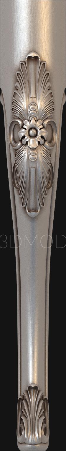 Set of furniture (KMB_0010-6) 3D model for CNC machine