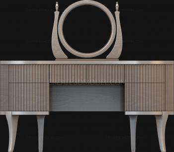 Set of furniture (KMB_0019-03) 3D model for CNC machine