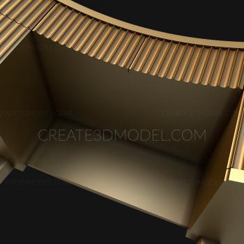Set of furniture (KMB_0019-08) 3D model for CNC machine