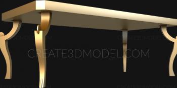 Set of furniture (KMB_0032-11) 3D model for CNC machine