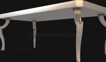 Set of furniture (KMB_0032-11) 3D model for CNC machine
