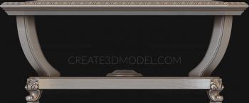 Set of furniture (KMB_0033-03) 3D model for CNC machine