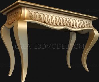 Set of furniture (KMB_0098) 3D model for CNC machine