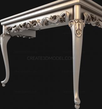 Set of furniture (KMB_0166) 3D model for CNC machine