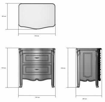 Set of furniture (KMB_0236) 3D model for CNC machine