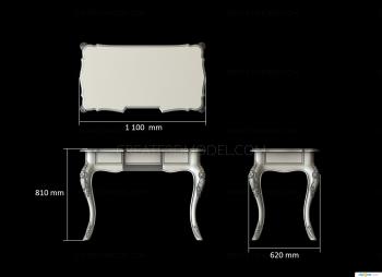 Set of furniture (KMB_0251) 3D model for CNC machine