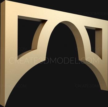 Set of panels (KPN_0003-4) 3D model for CNC machine