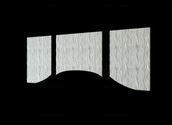 Set of panels (KPN_0005) 3D model for CNC machine