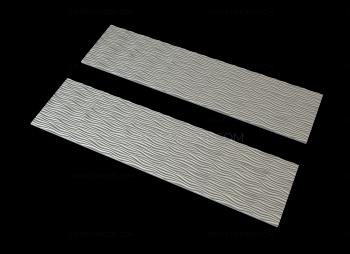 Set of panels (KPN_0005) 3D model for CNC machine