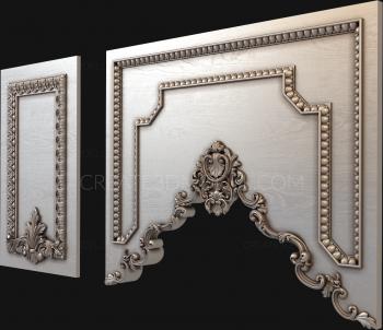 Set of panels (KPN_0022-01) 3D model for CNC machine