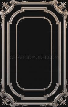 Set of panels (KPN_0040-9) 3D model for CNC machine