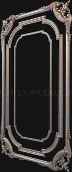 Set of panels (KPN_0040-9) 3D model for CNC machine