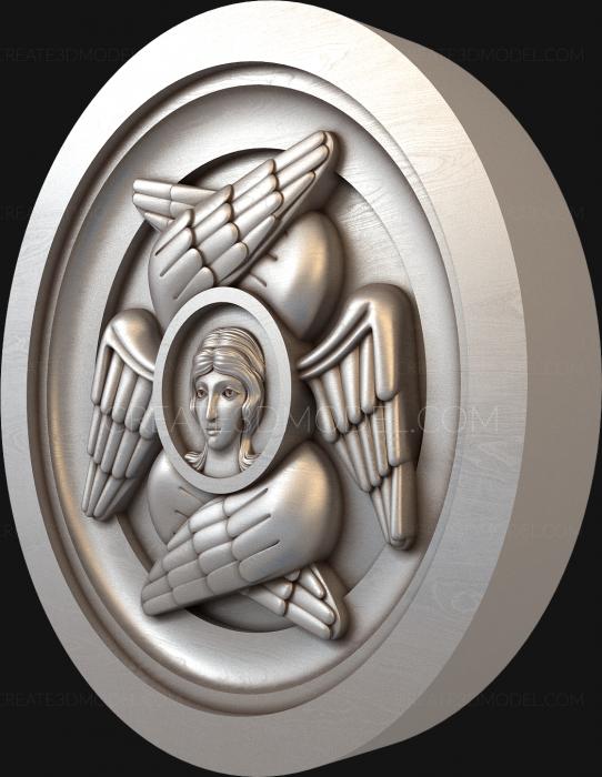 Angels (AN_0043) 3D model for CNC machine
