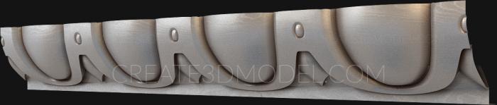Baguette (BG_0015-3) 3D model for CNC machine