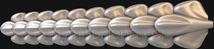 Baguette (BG_0064) 3D model for CNC machine