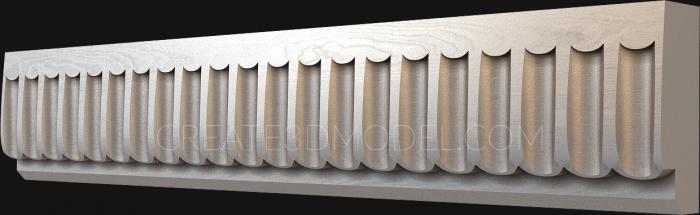 Baguette (BG_0204-9) 3D model for CNC machine