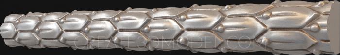 Baguette (BG_0332-9) 3D model for CNC machine