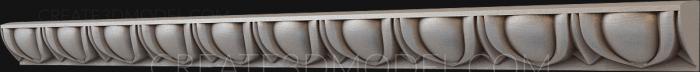 Baguette (BG_0356-9) 3D model for CNC machine