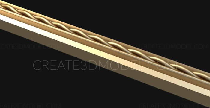Baguette (BG_0588-9) 3D model for CNC machine