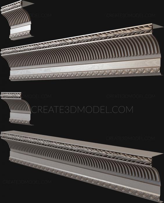 نموذج ثلاثي الأبعاد لآلة CNC الرغيف الفرنسي 