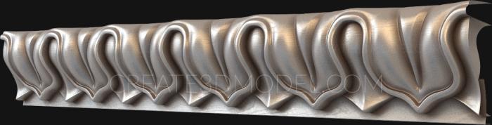 Baguette (BG_0975) 3D model for CNC machine