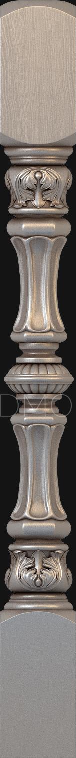 Balusters (BL_0005) 3D model for CNC machine