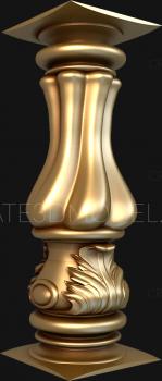 Balusters (BL_0010-1) 3D model for CNC machine