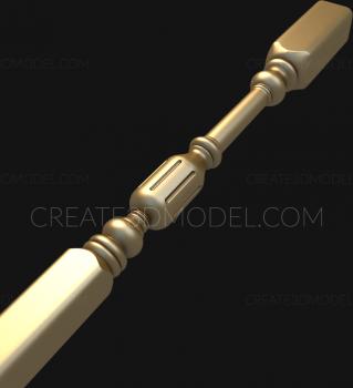 Balusters (BL_0017) 3D model for CNC machine