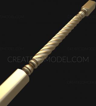 Balusters (BL_0020) 3D model for CNC machine