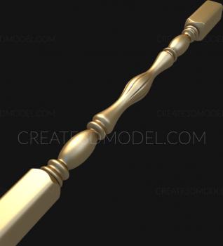 Balusters (BL_0027) 3D model for CNC machine