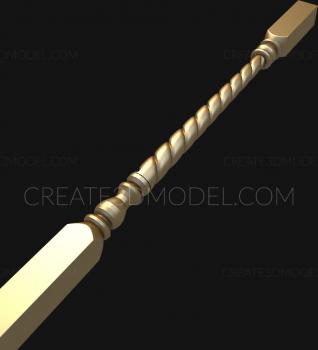 Balusters (BL_0034) 3D model for CNC machine