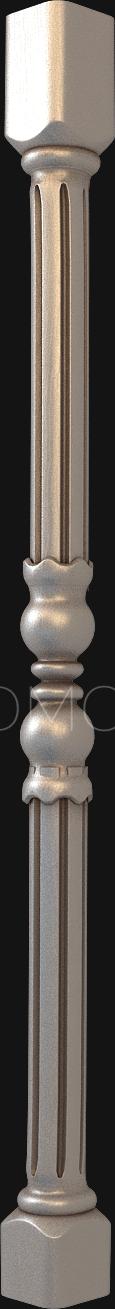Balusters (BL_0043) 3D model for CNC machine