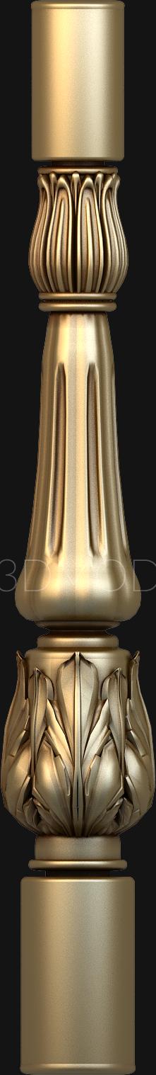Balusters (BL_0046) 3D model for CNC machine