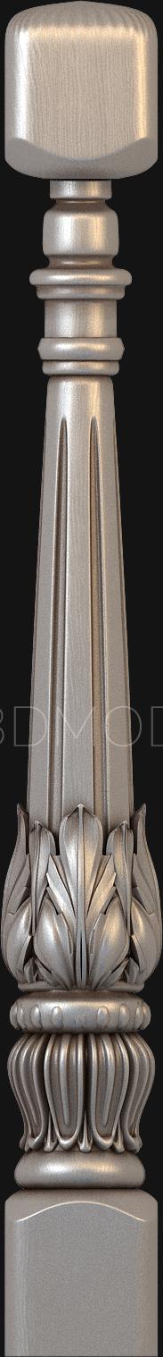 Balusters (BL_0047) 3D model for CNC machine