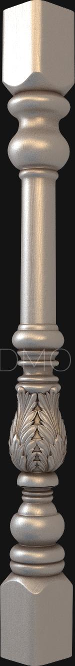 Balusters (BL_0061) 3D model for CNC machine