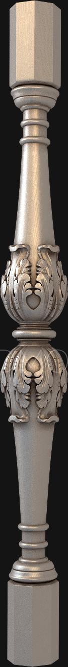 Balusters (BL_0076) 3D model for CNC machine
