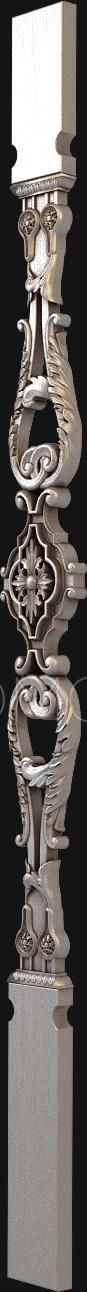 Balusters (BL_0091) 3D model for CNC machine