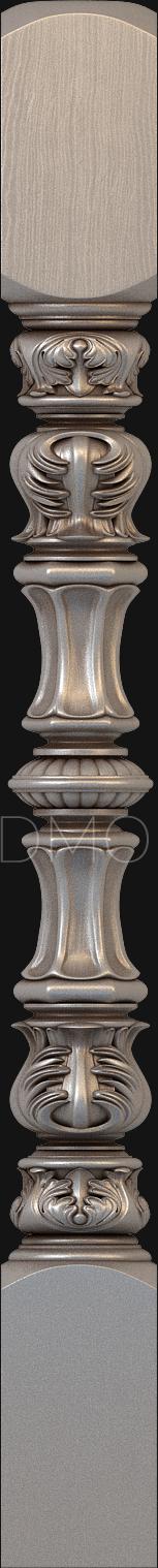 Balusters (BL_0093-1) 3D model for CNC machine