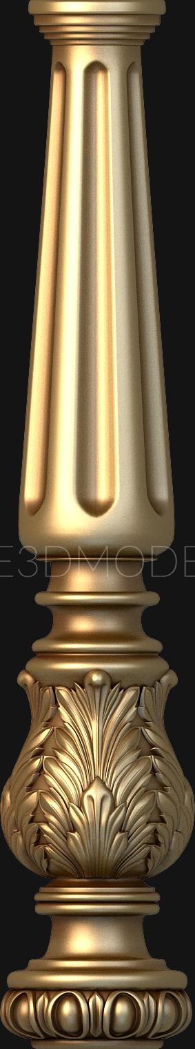 Balusters (BL_0097-1) 3D model for CNC machine