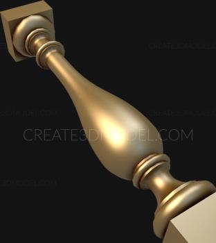 Balusters (BL_0104) 3D model for CNC machine