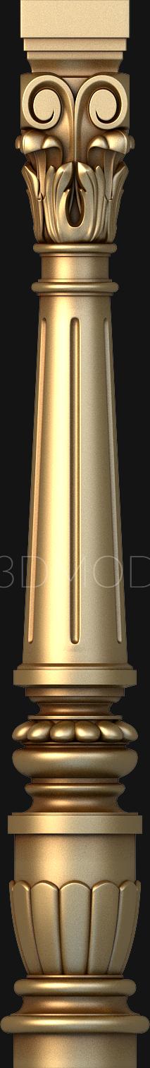 Balusters (BL_0107) 3D model for CNC machine