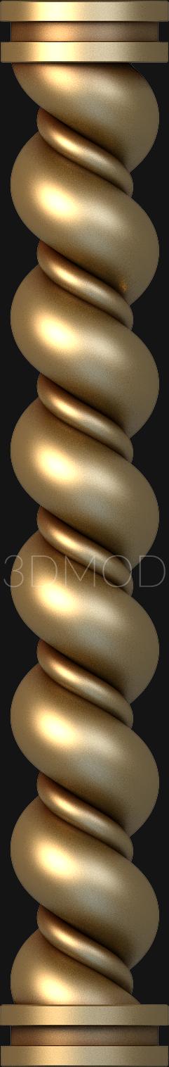 Balusters (BL_0472-2) 3D model for CNC machine