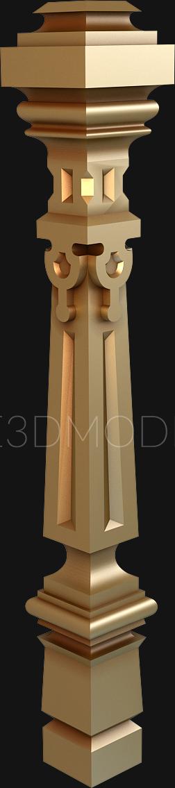 Balusters (BL_0481) 3D model for CNC machine